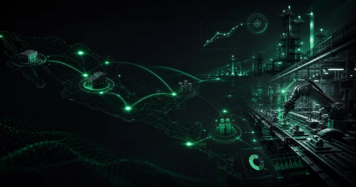 Sistema de marketing industrial con IA, analítica y flujos comerciales