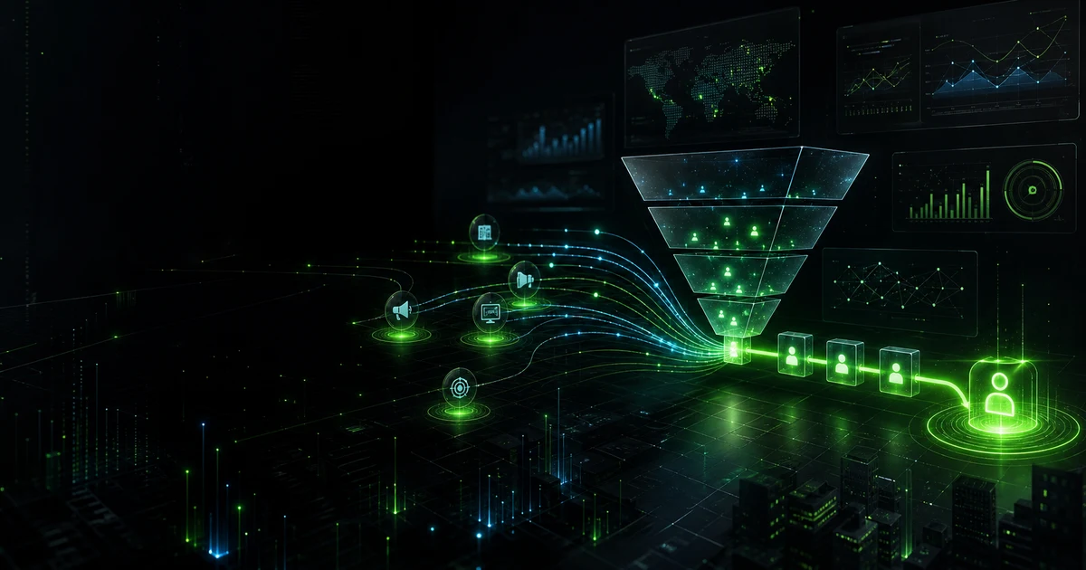 Command center de marketing con IA, CRM y pipeline para SaaS B2B en México