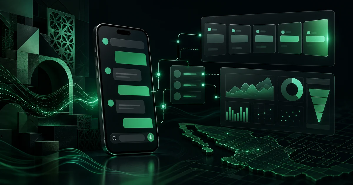 Agente de WhatsApp con IA conectado a CRM y analítica para una fintech en México