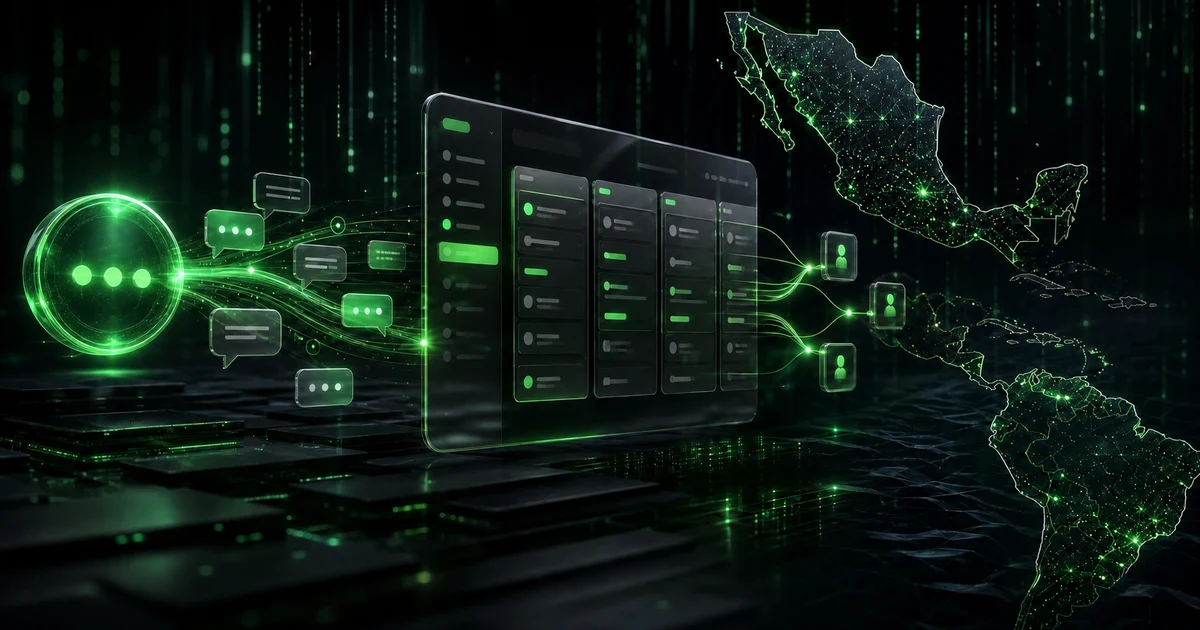Agente de WhatsApp con IA conectado a demos, trials y CRM para SaaS B2B en México